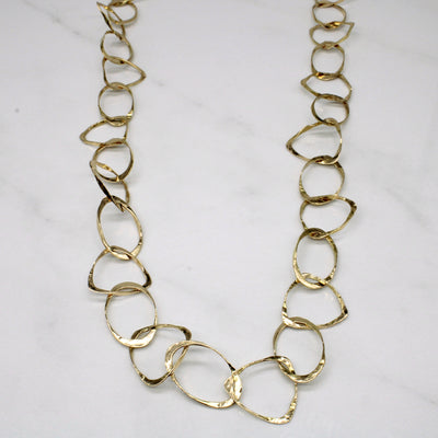 14k Yellow Gold Necklace | 34