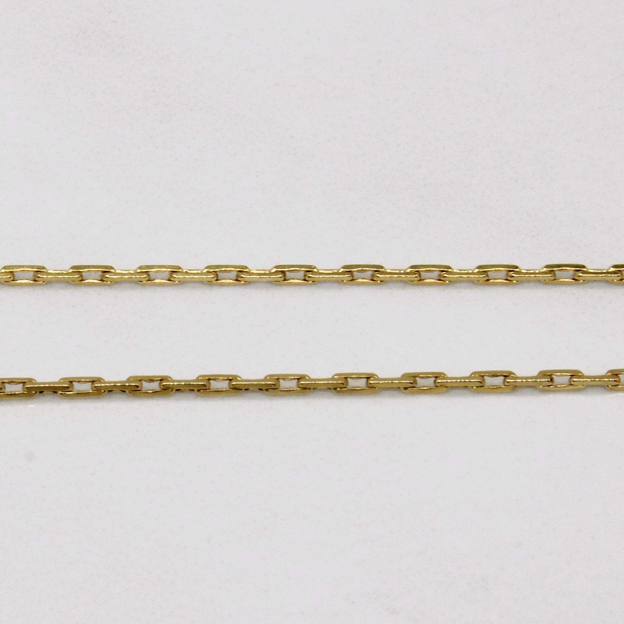 14k Yellow Gold Boston Link Chain | 17" |