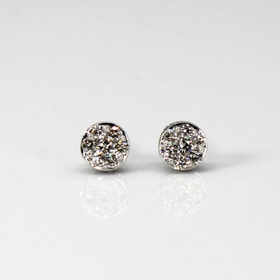 Cluster Diamond Stud Earrings | 0.25ctw |
