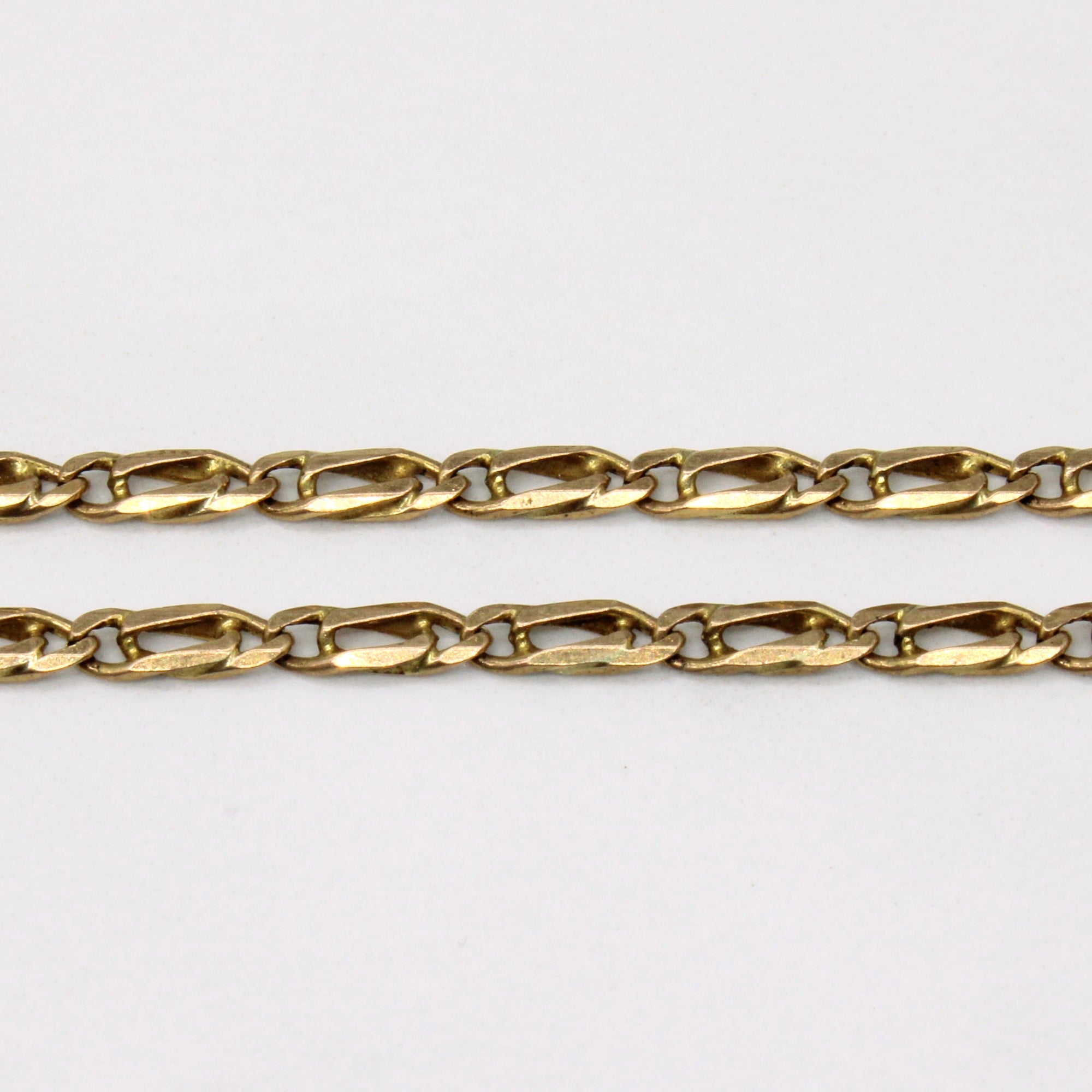 Modified Chain 9k Yellow Gold Modified Anchor Link Chain | 18