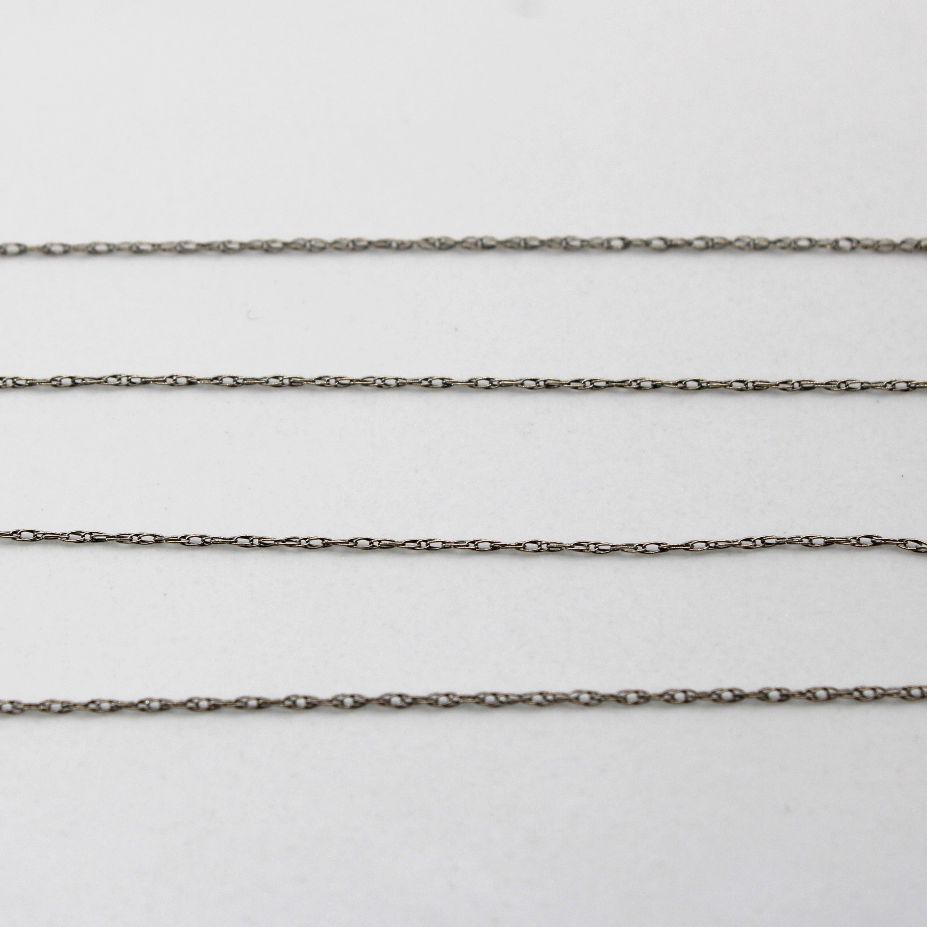 Collier pendentif perle | 18" |