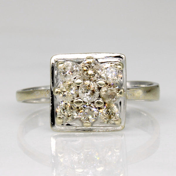 Diamond Cluster Ring | 0.32ctw | SZ 5 |