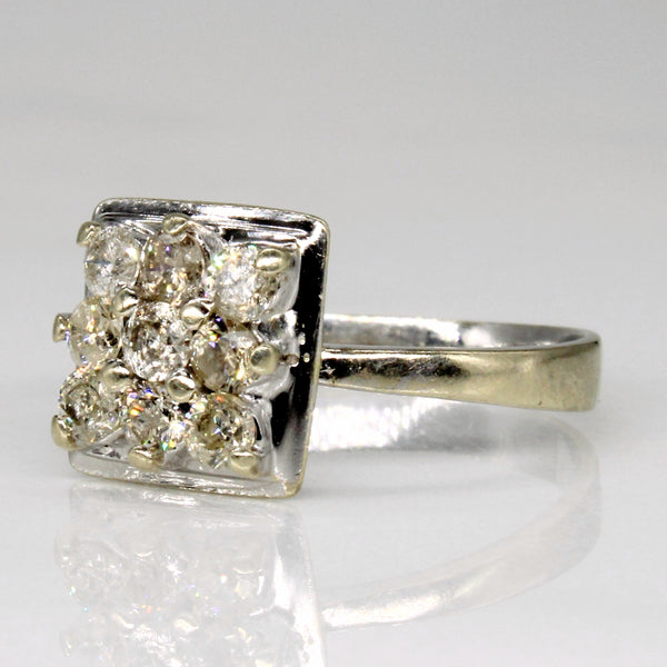 Diamond Cluster Ring | 0.32ctw | SZ 5 |