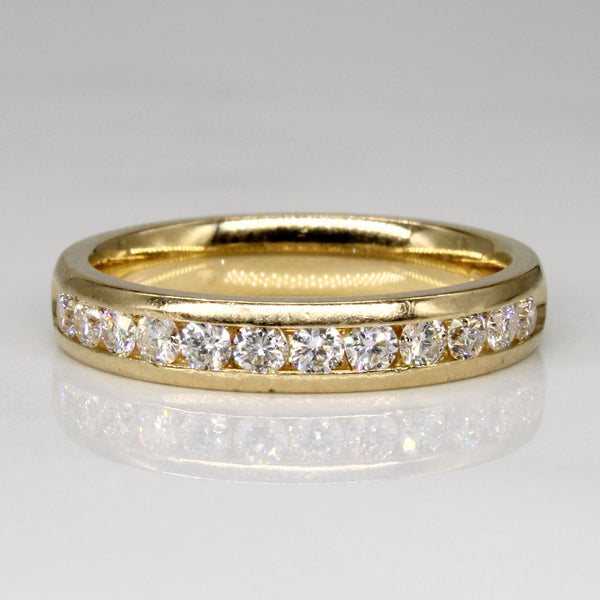 Channel Set Diamond Ring | 0.48ctw | SZ 6.75 |