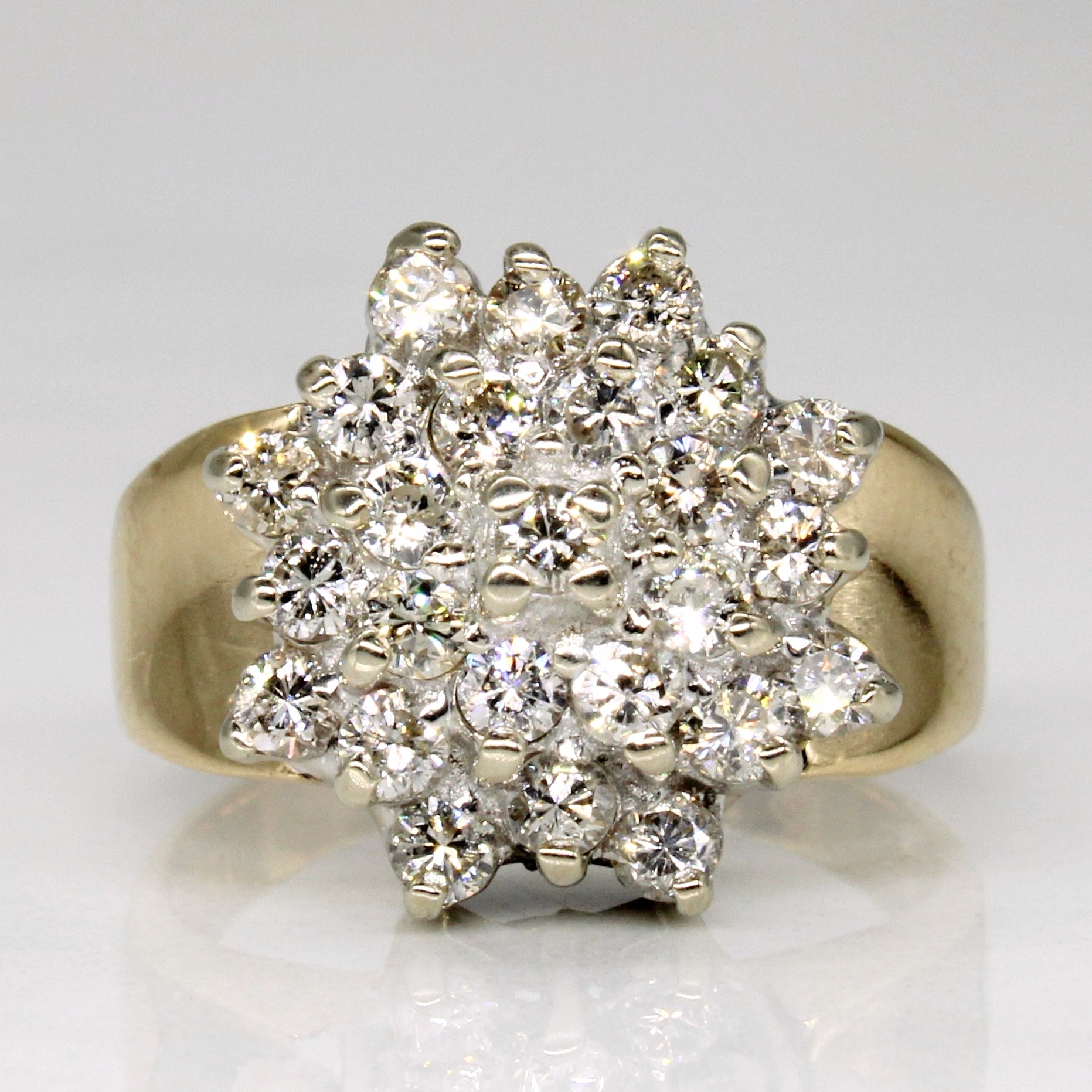 Diamond Cocktail Ring | 0.75ctw | SZ 4.75 |