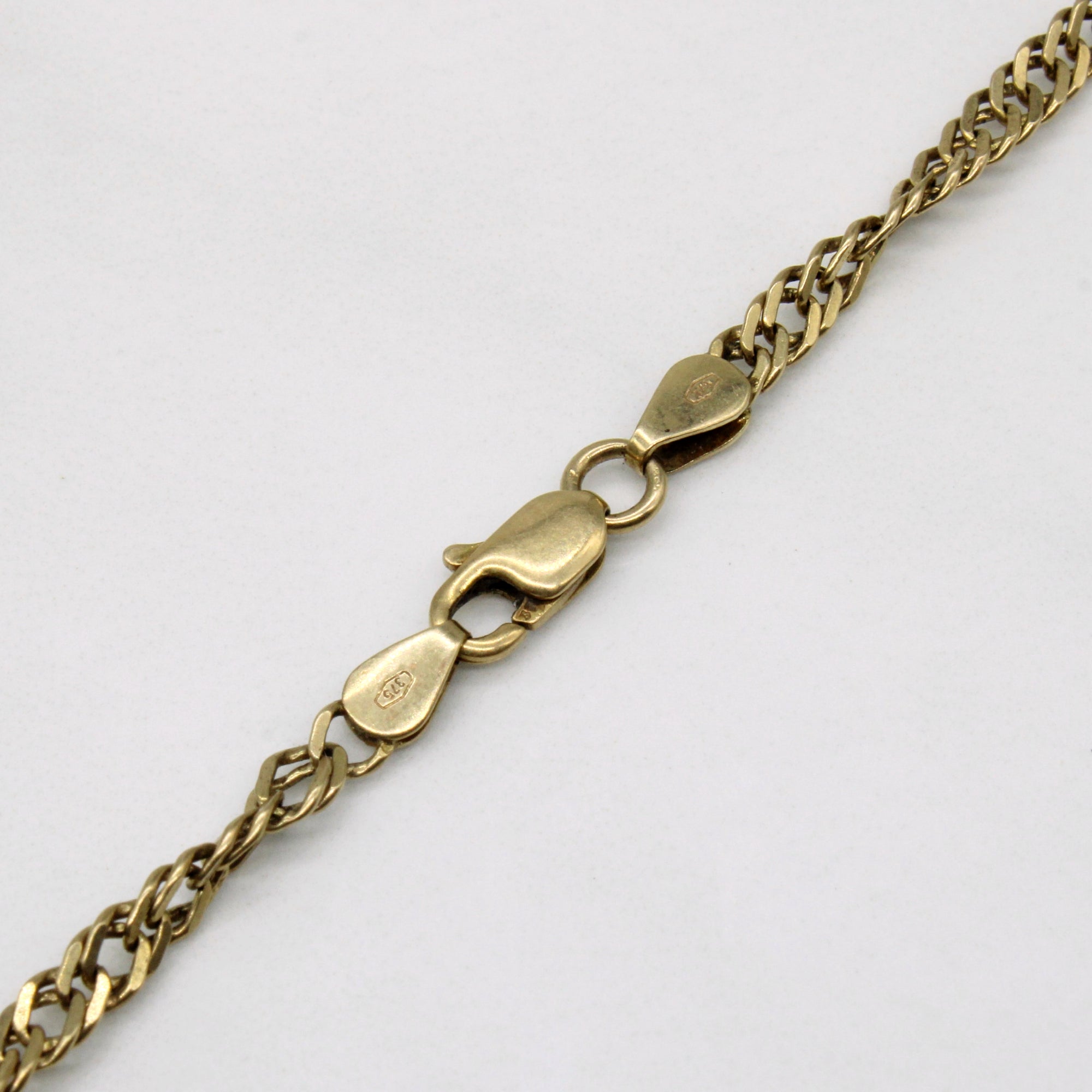 9k Yellow Gold Link Chain | 17