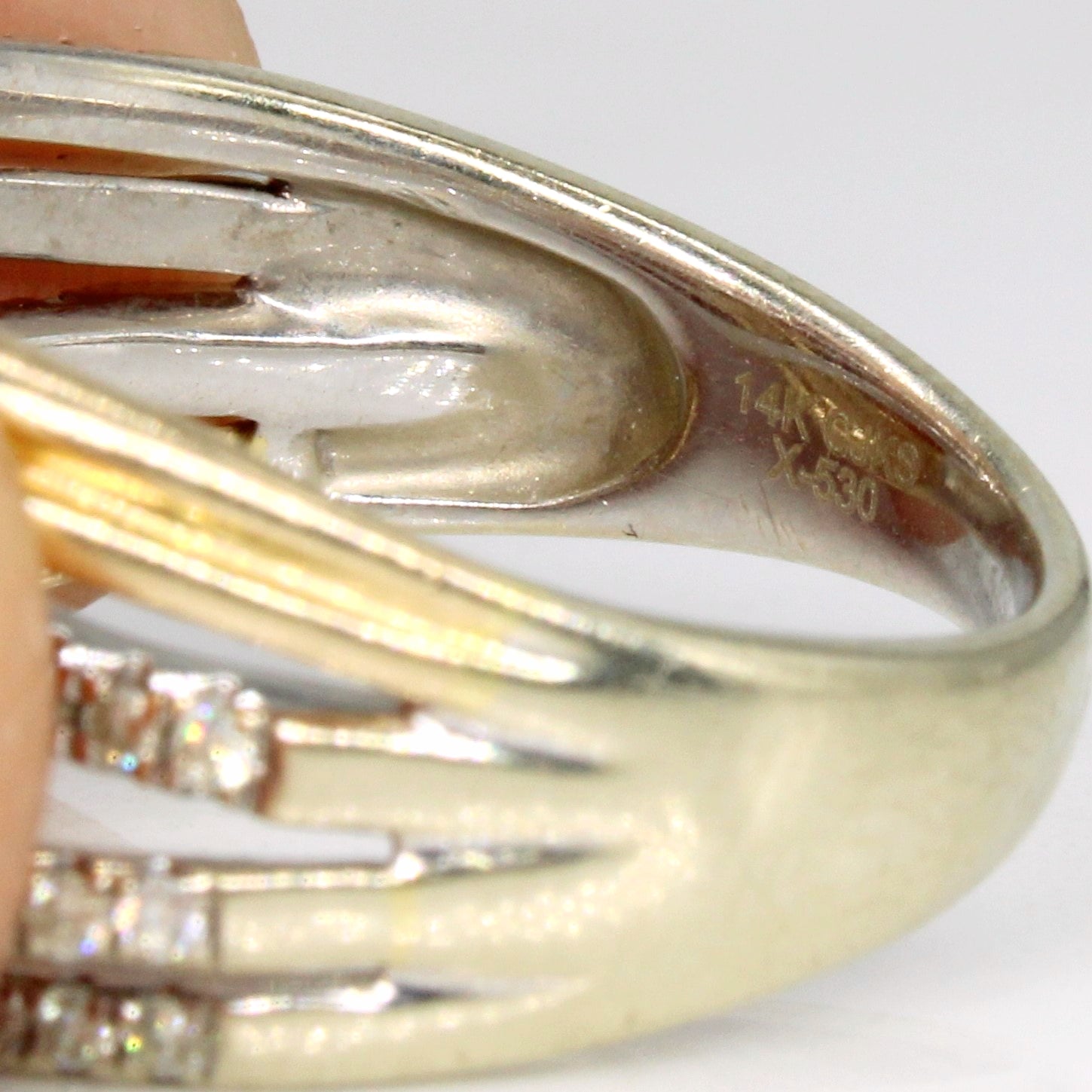 Diamond Waterfall Ring | 0.28ctw | SZ 6.5 |