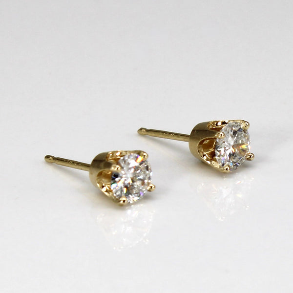 Diamond Stud Earrings | 0.86ctw |