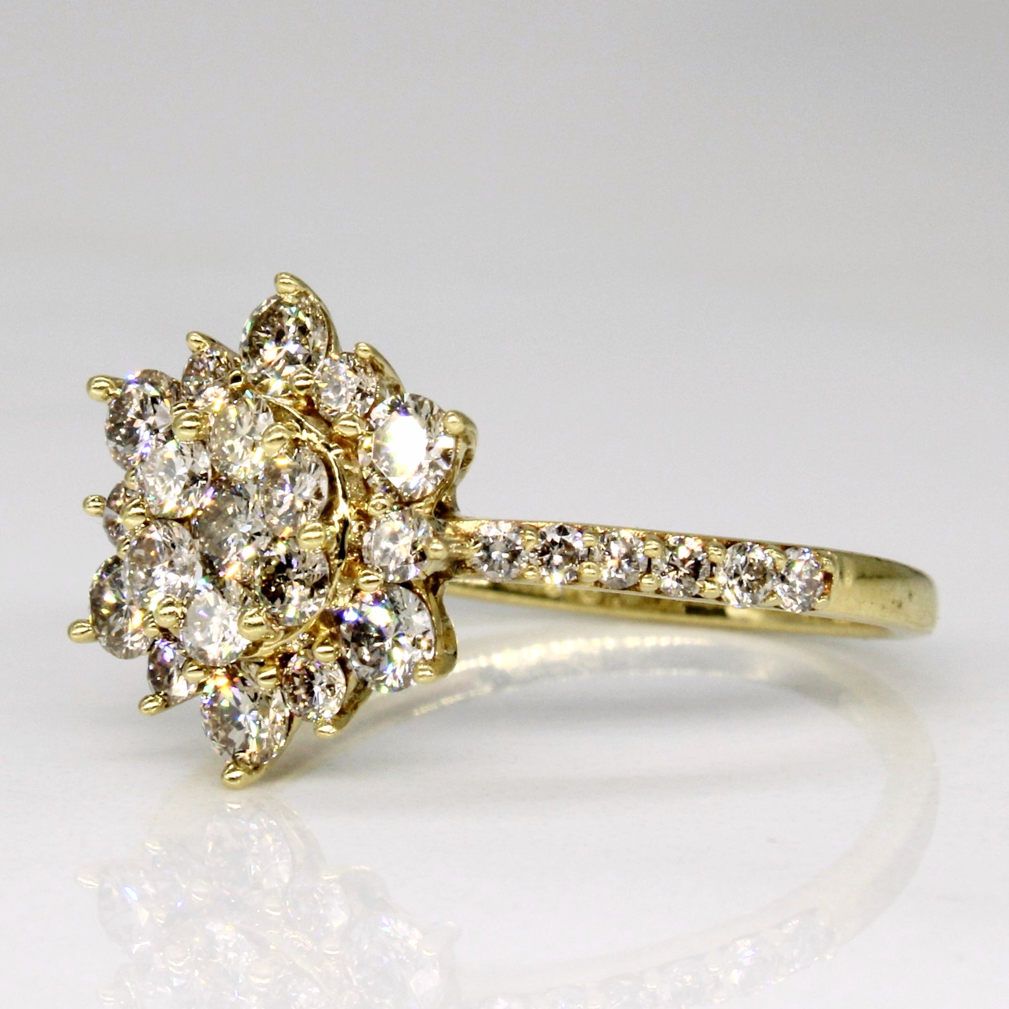 Diamond Cluster Ring | 1.00ctw | SZ 7 |