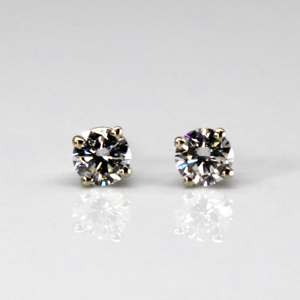 Prong Set Diamond Stud Earrings | 1.20ctw |