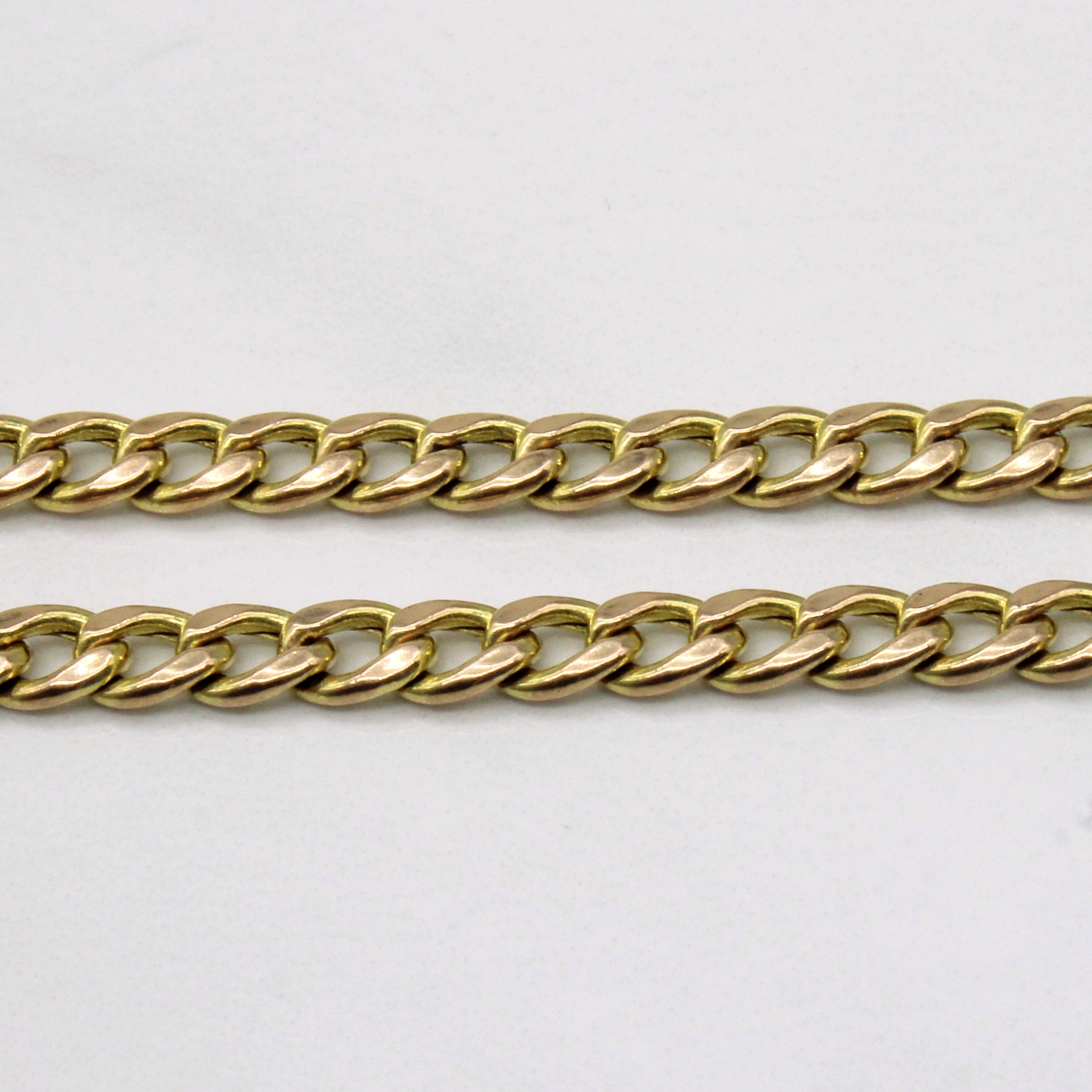 10k Yellow Gold Cuban Link Chain | 22" |