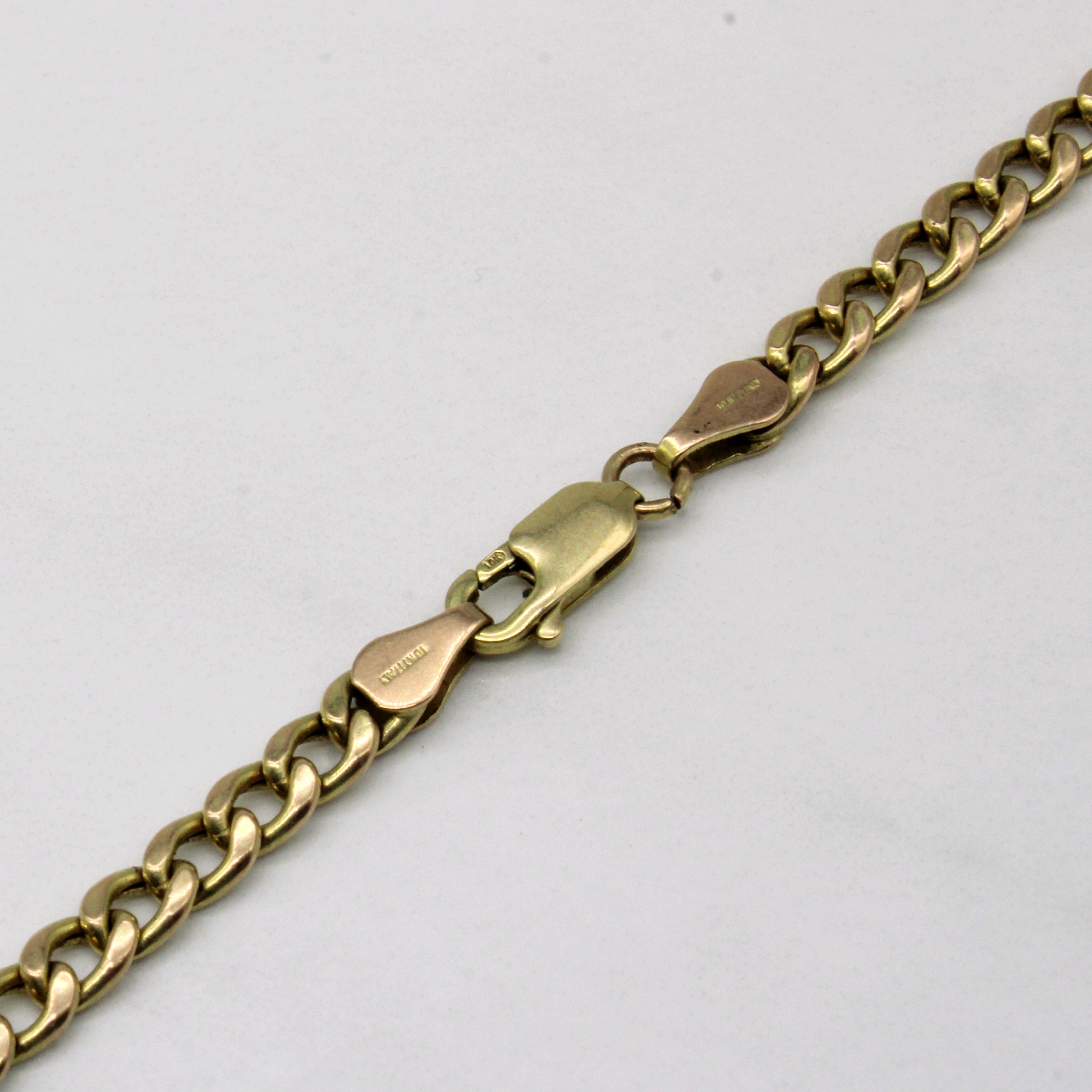 10k Yellow Gold Cuban Link Chain | 22" |