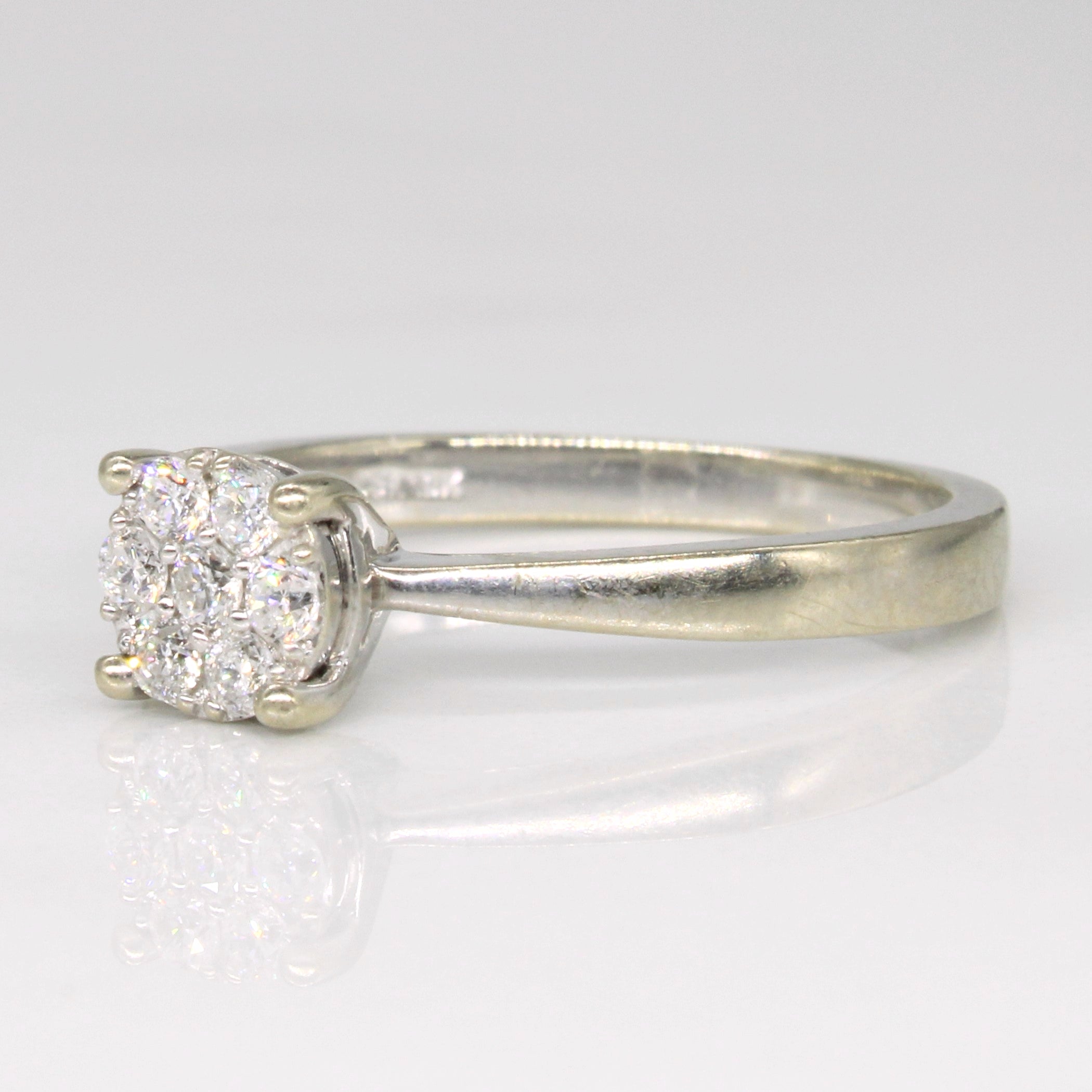 Diamond Cluster Ring | 0.18ctw | SZ 6.25 |