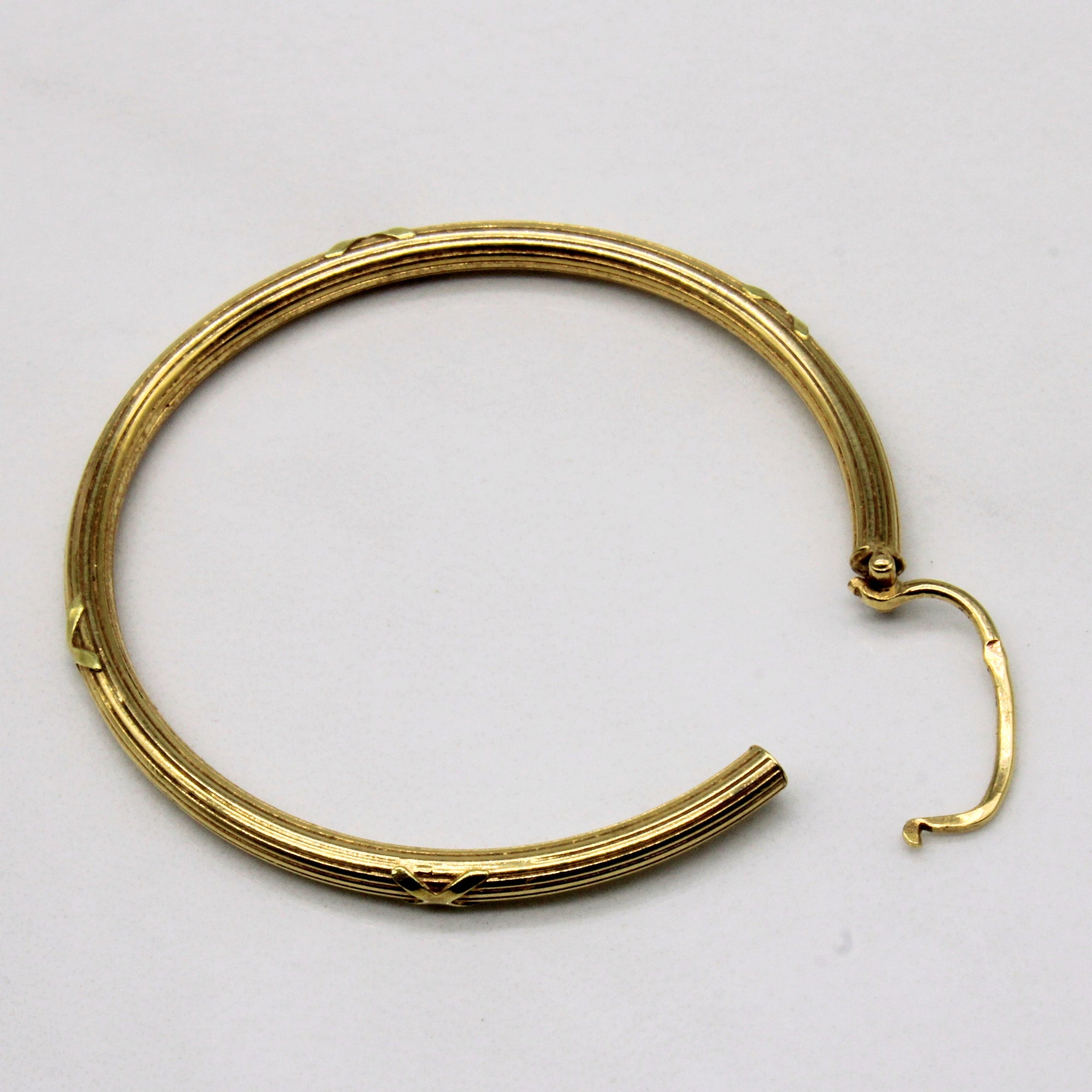 18k Yellow Gold Hoop Earrings