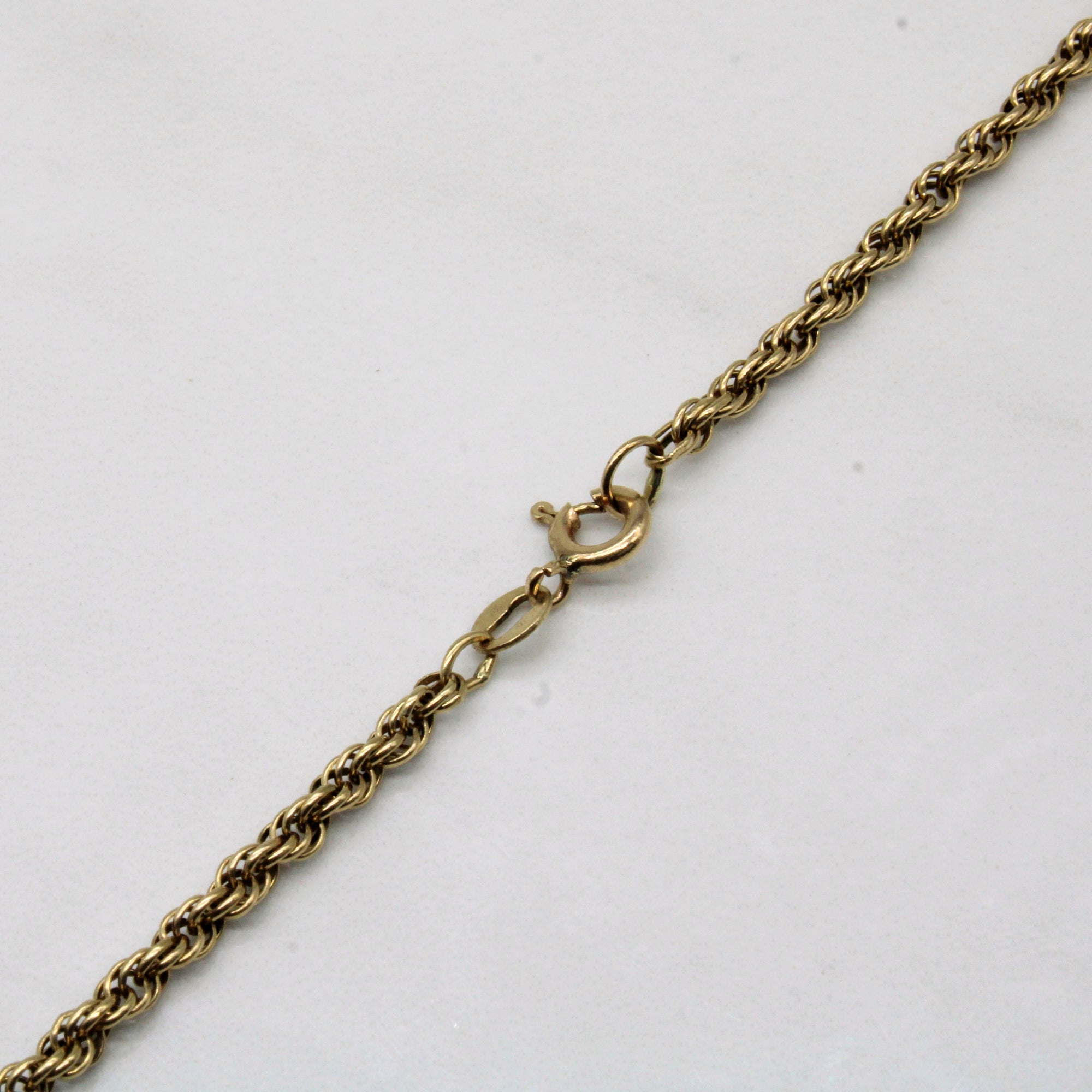 10k Yellow Gold Rope Chain | 18