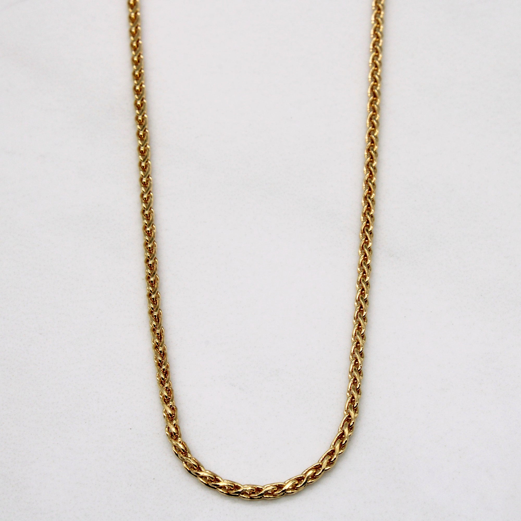 10k Yellow Gold Birdcage Link Chain | 20