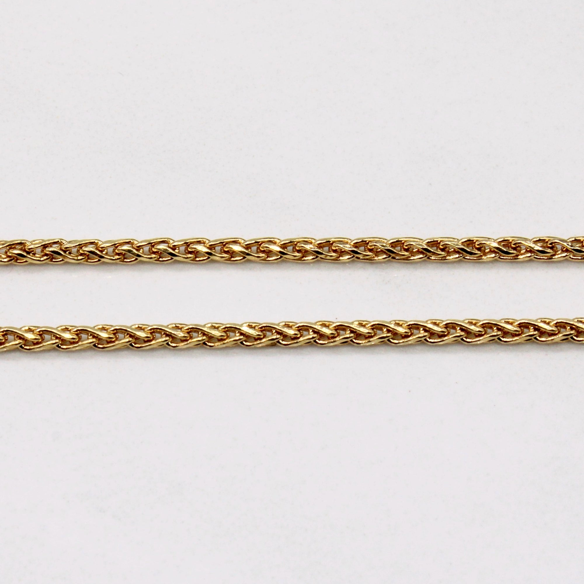 10k Yellow Gold Birdcage Link Chain | 20