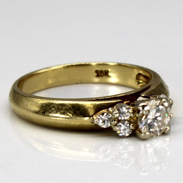 High Set Cluster Diamond Ring | 0.54ctw | SZ 6.25 |