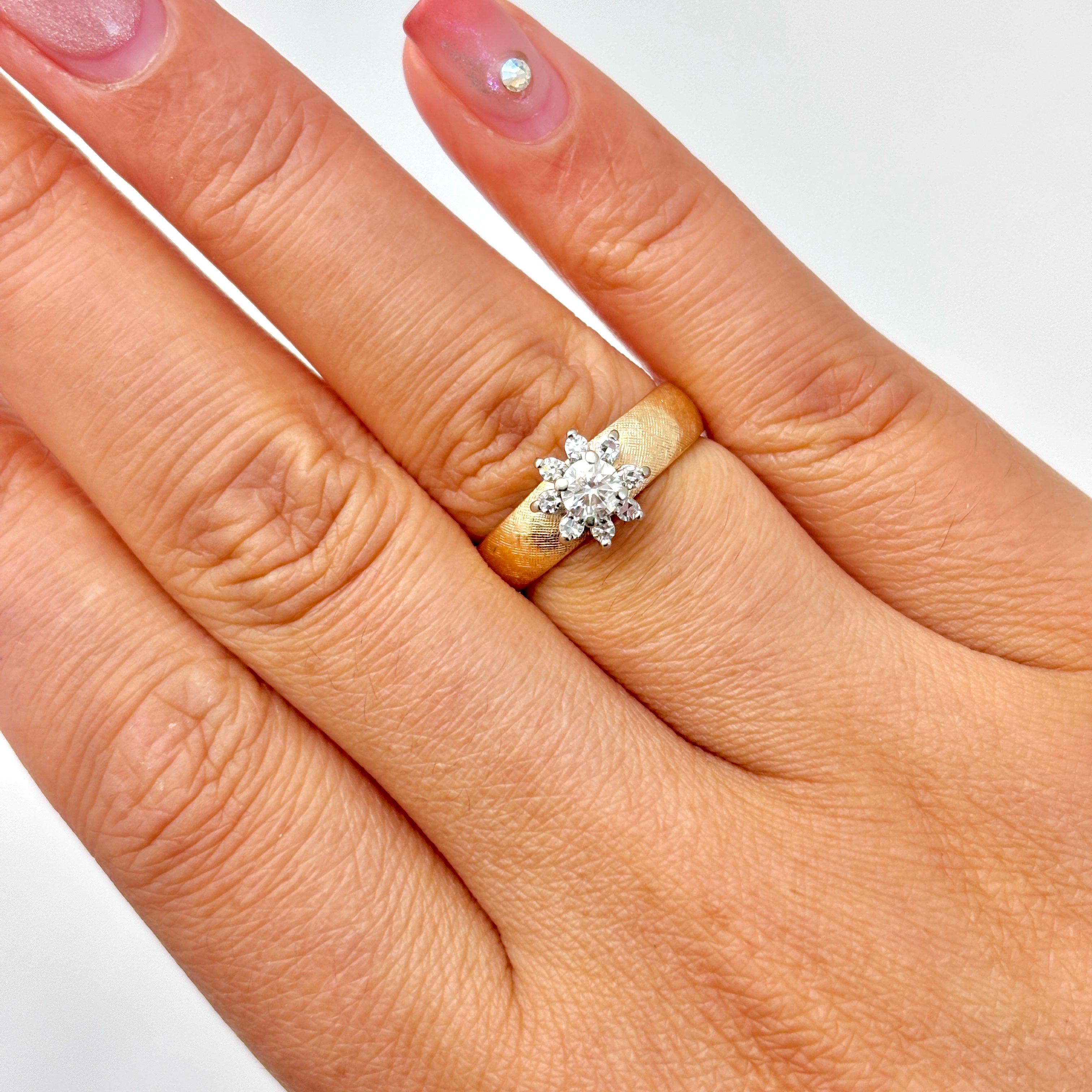 14k Yellow Gold Diamond Ring | 0.36ctw | SZ 6