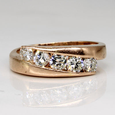 Diamond Waterfall Ring | 0.75ctw | SZ 6 |
