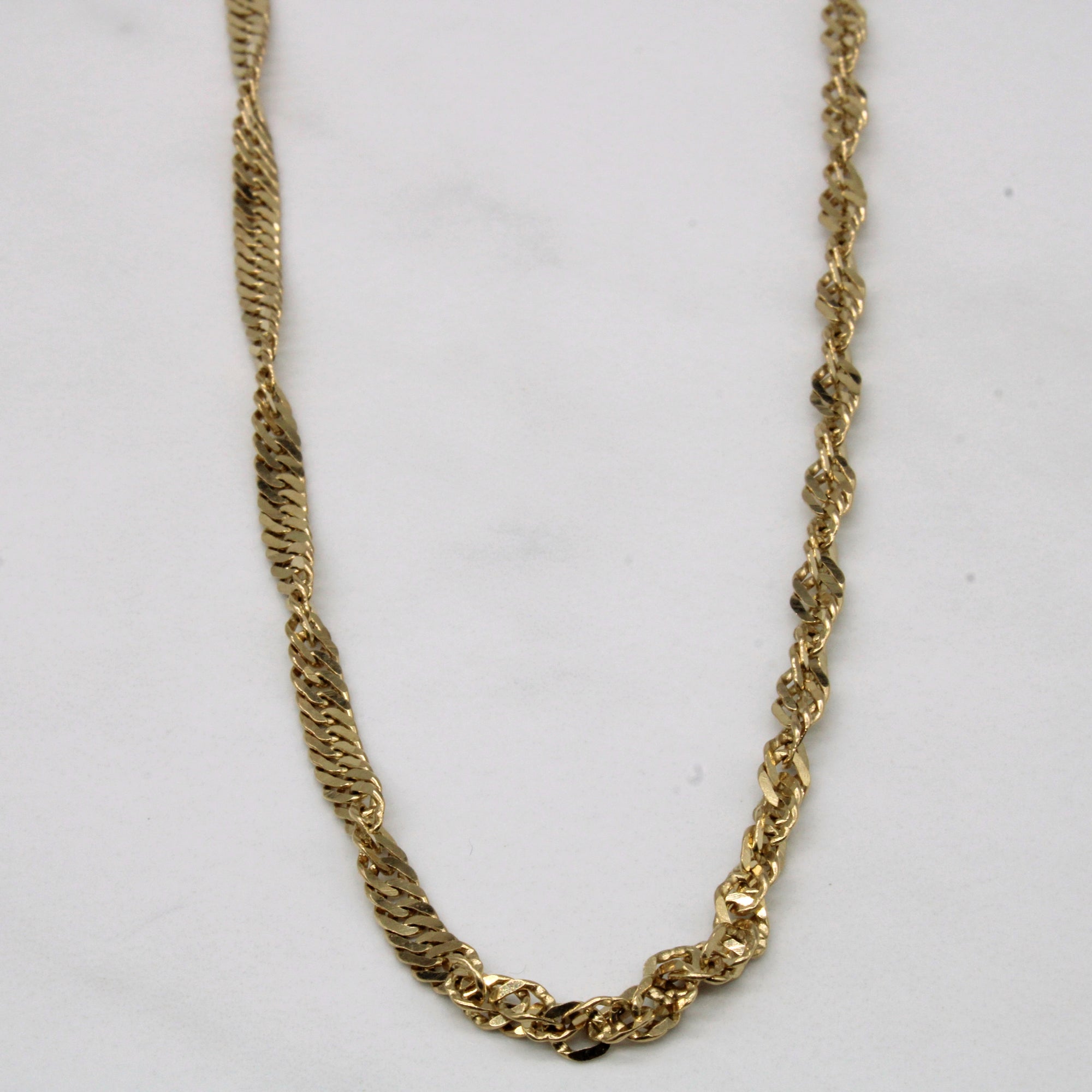 10k Yellow Gold Rope Chain | 34