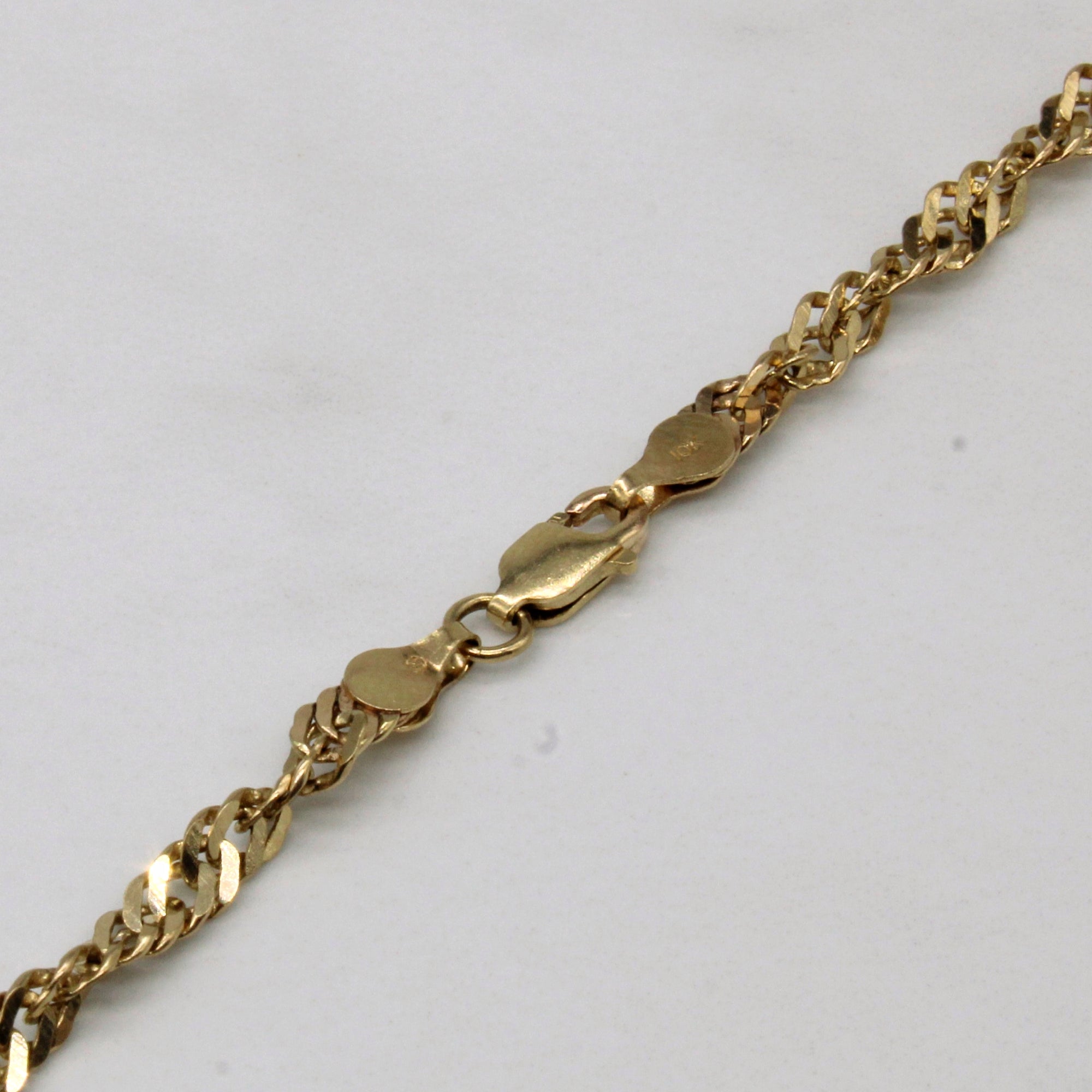 10k Yellow Gold Rope Chain | 34