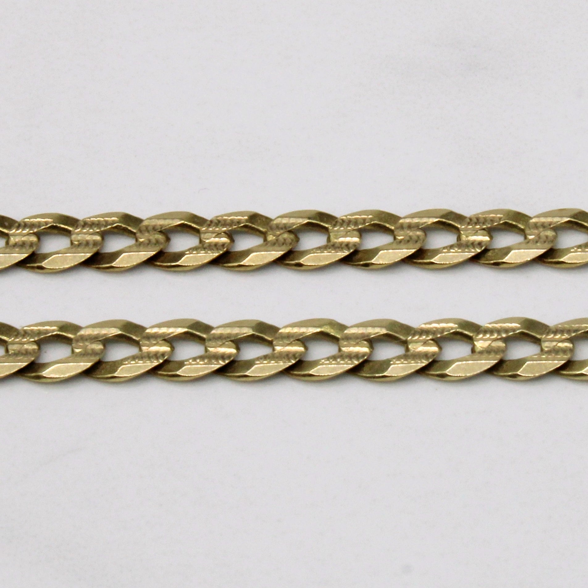 10k Yellow Gold Cuban Link Chain | 22