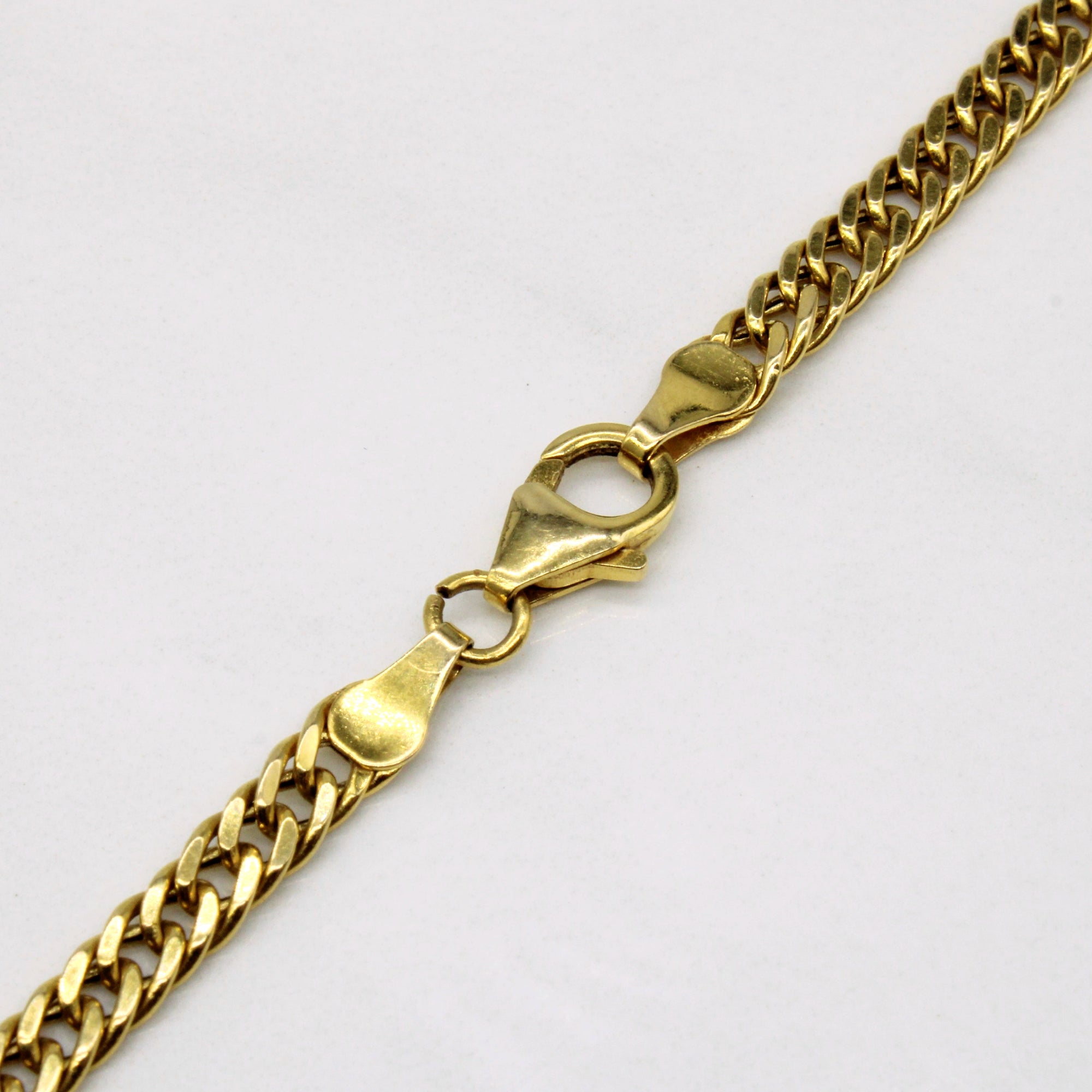 18k Yellow Gold Cuban Link Chain | 20