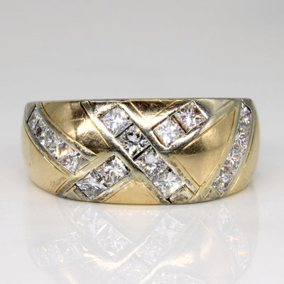 Princess Cut Diamond Ring | 1.20ctw | SZ 11 |