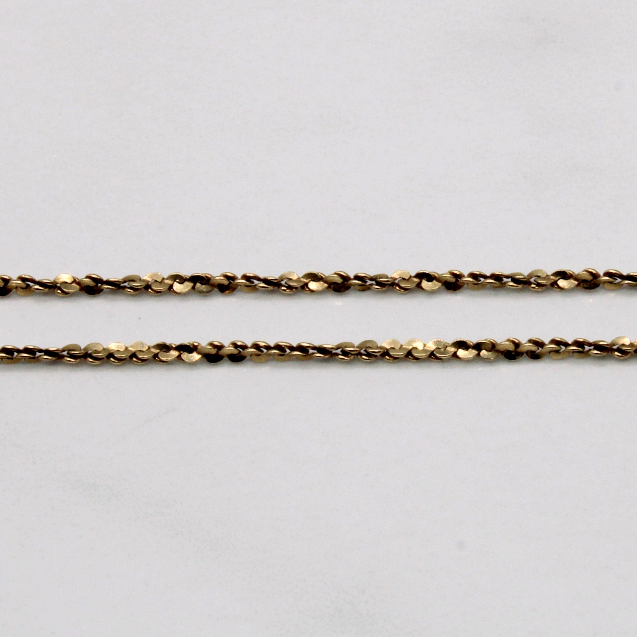 10k Yellow Gold Nugget Chain | 17" |