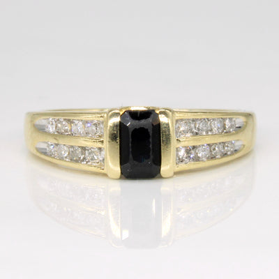 Sapphire & Diamond Ring | 0.70ct, 0.16ctw | SZ 8.5 |