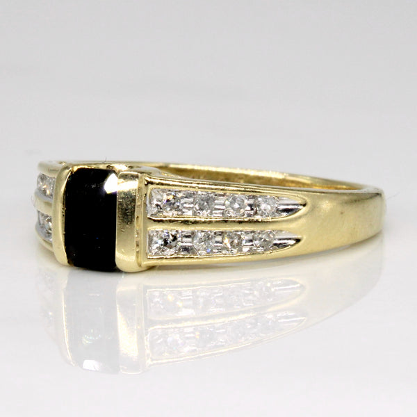 Sapphire & Diamond Ring | 0.70ct, 0.16ctw | SZ 8.5 |