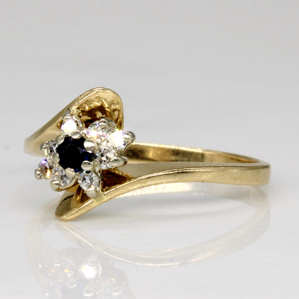 Diamond & Sapphire Ring | 0.08ctw, 0.07ct | SZ 5.75 |