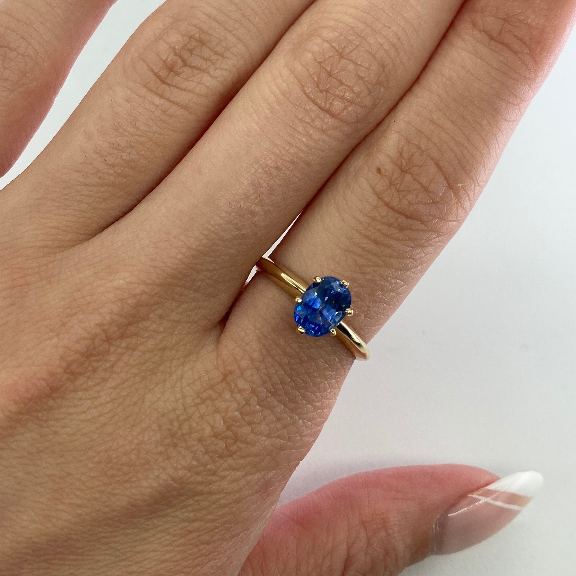 '100 Ways' Oval Sapphire Solitaire Ring | 1.53ct | SZ 6.5 |