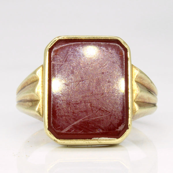 Agate Signet Ring | 5.00ct | SZ 9.25 |