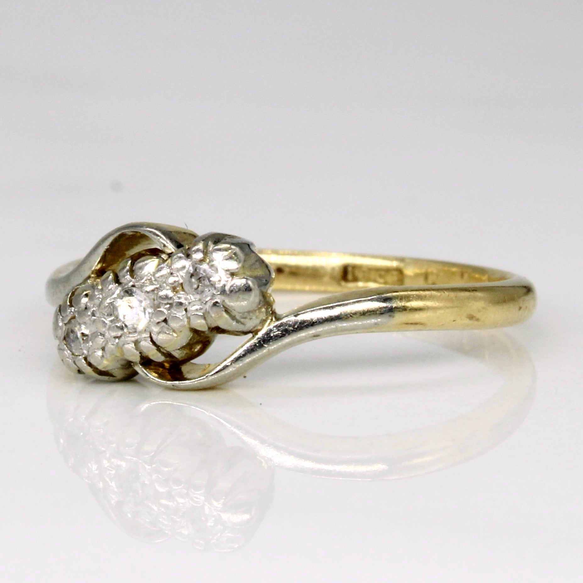 Diamond Waterfall Ring | 0.04ctw | SZ 5.5 |
