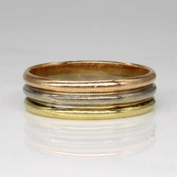 14k Tri Tone Gold Ring | SZ 8.5 |
