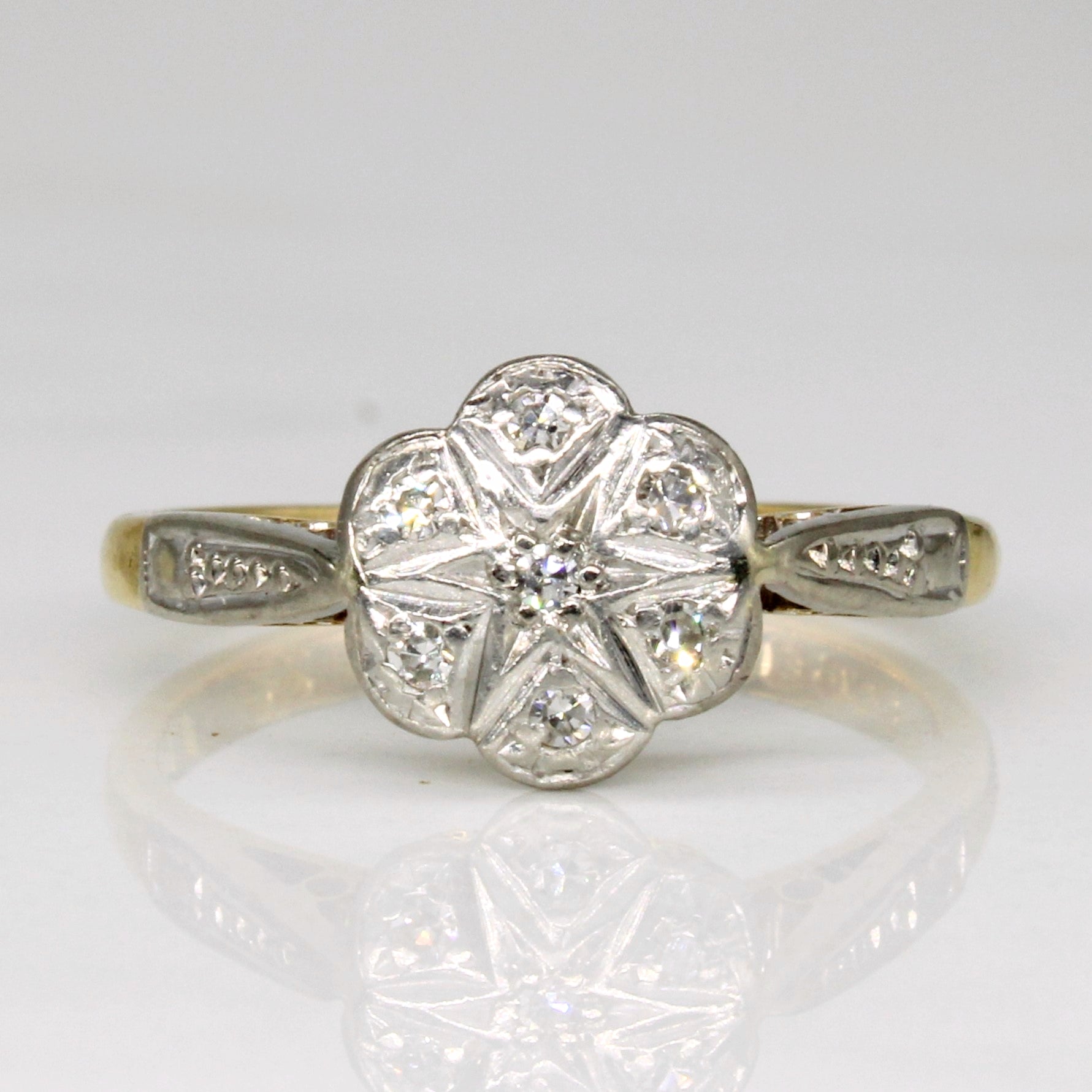 1963 Birmingham Illusion Set Diamond Ring | 0.07ctw | SZ 4.5 |