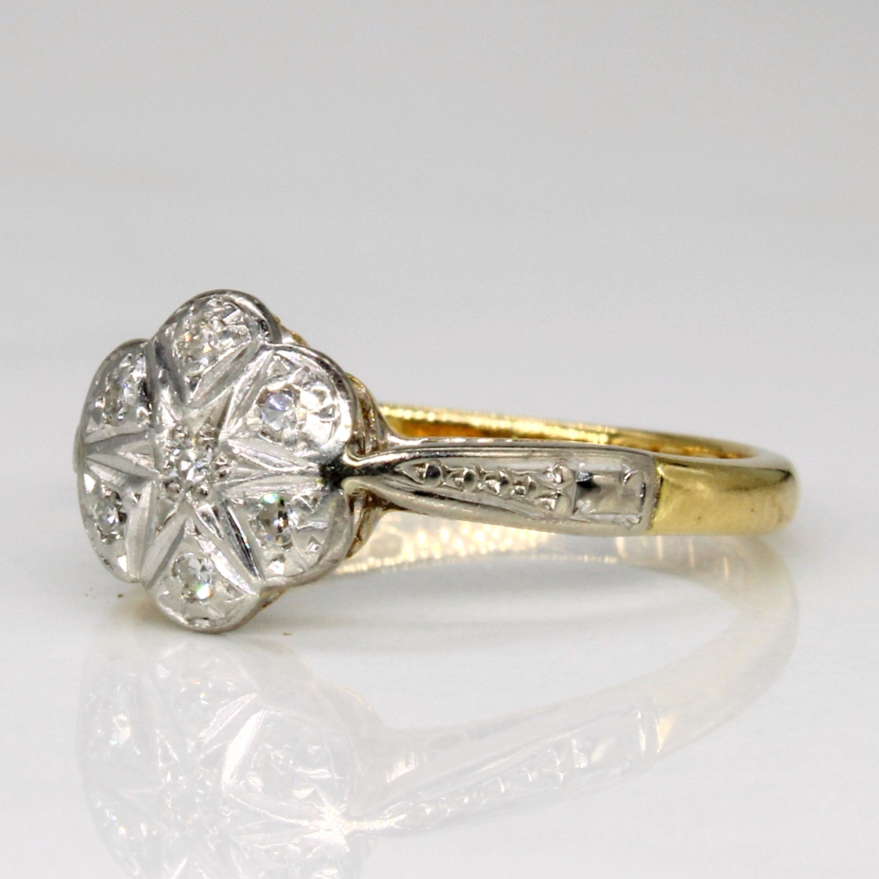 1963 Birmingham Illusion Set Diamond Ring | 0.07ctw | SZ 4.5 |