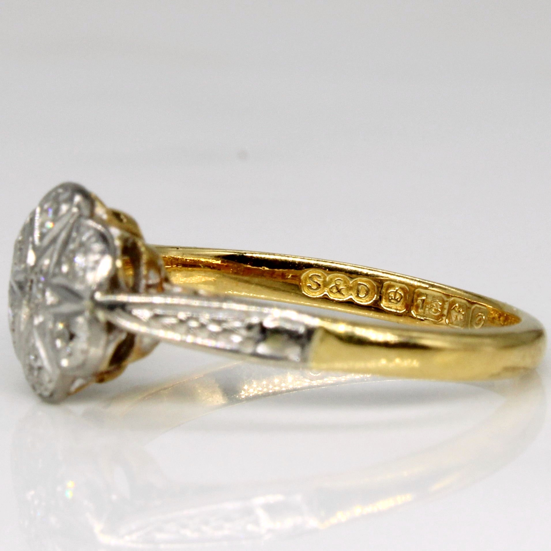 1963 Birmingham Illusion Set Diamond Ring | 0.07ctw | SZ 4.5 |