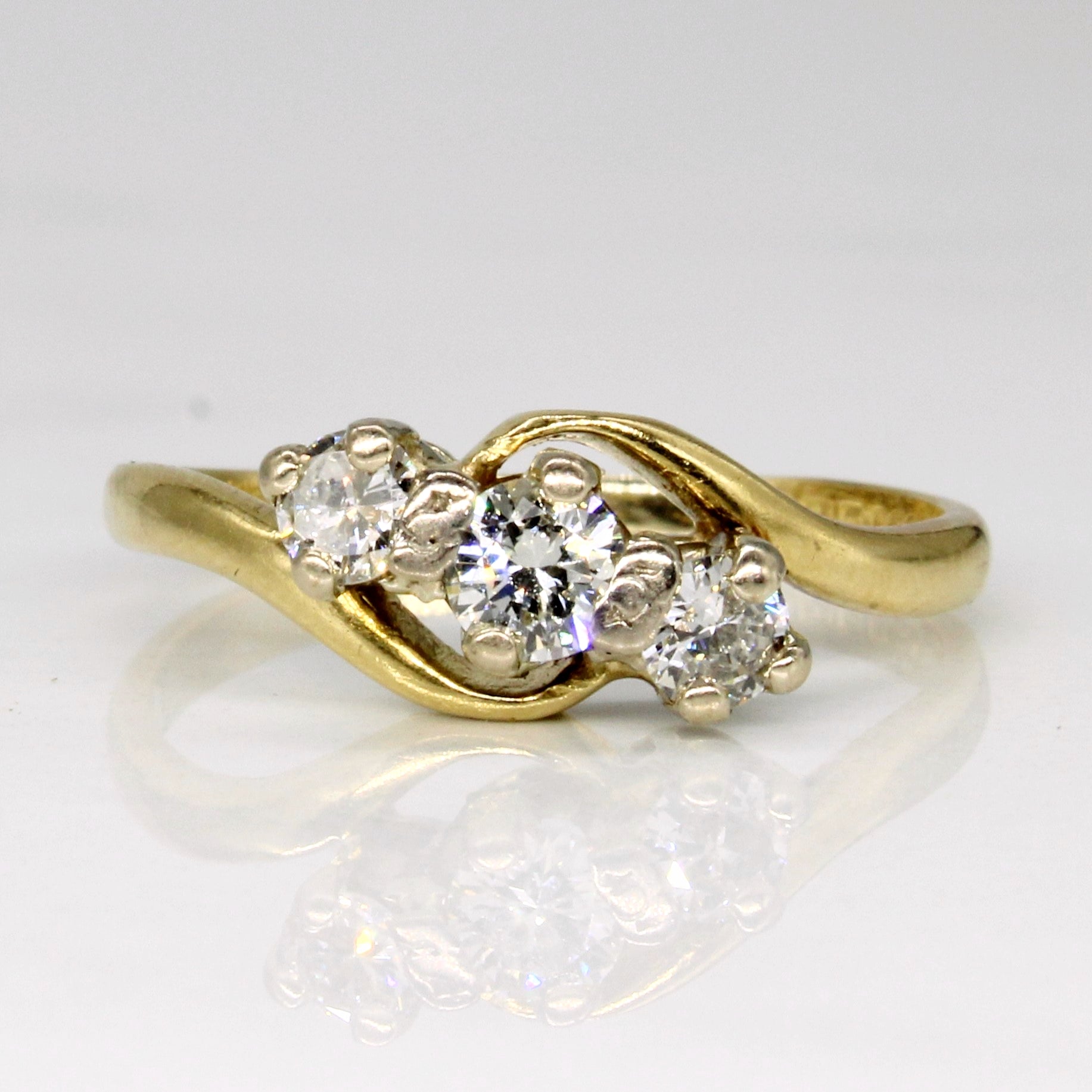 1963 Birmingham Diamond Waterfall Ring | 0.40ctw | SZ 6 |