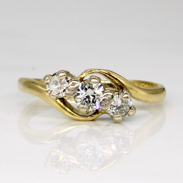 1963 Birmingham Diamond Waterfall Ring | 0.40ctw | SZ 6 |