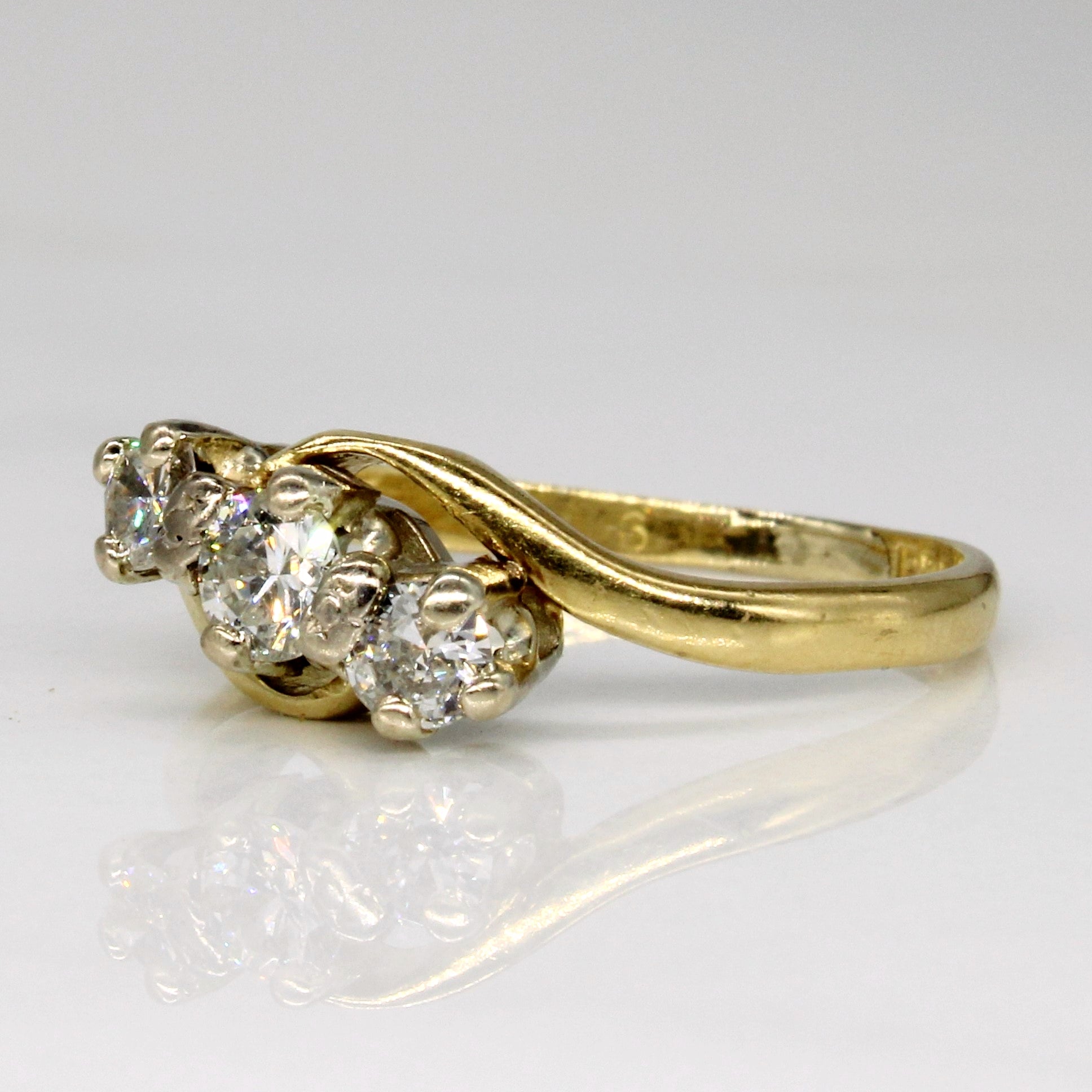 1963 Birmingham Diamond Waterfall Ring | 0.40ctw | SZ 6 |