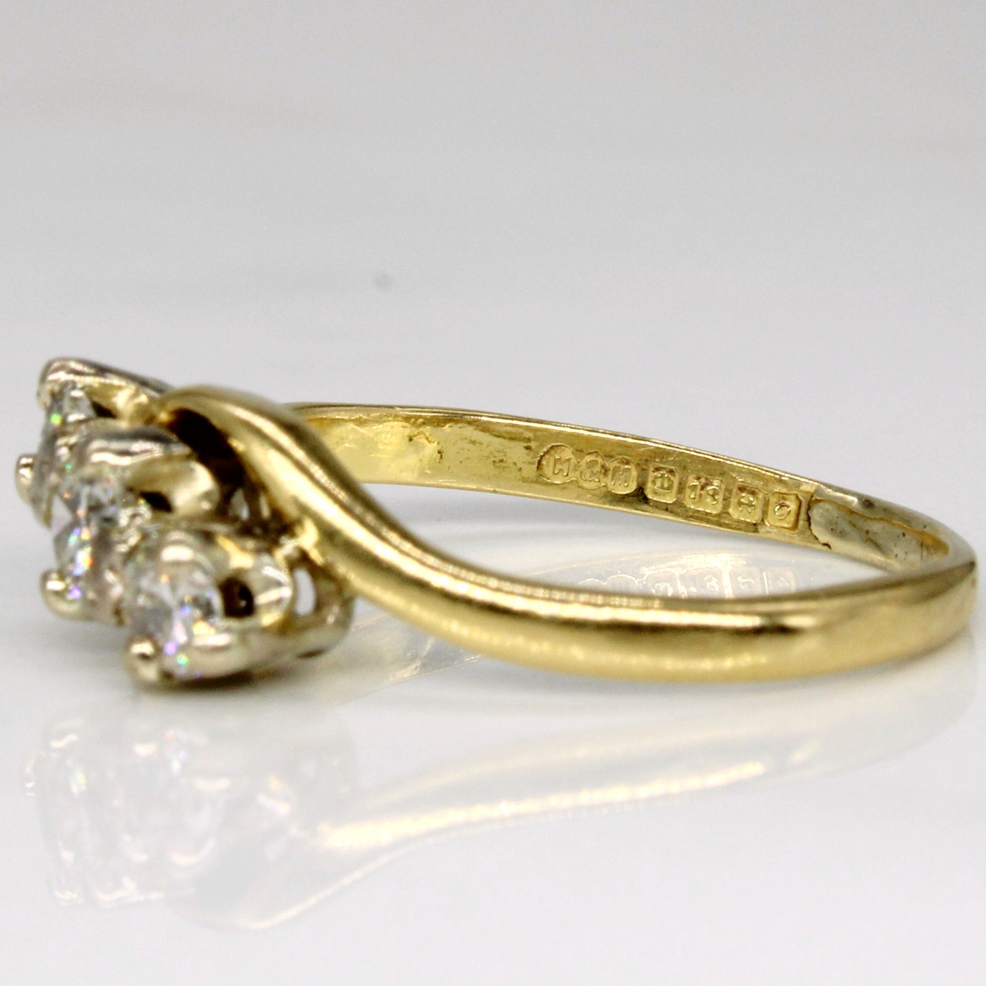 1963 Birmingham Diamond Waterfall Ring | 0.40ctw | SZ 6 |