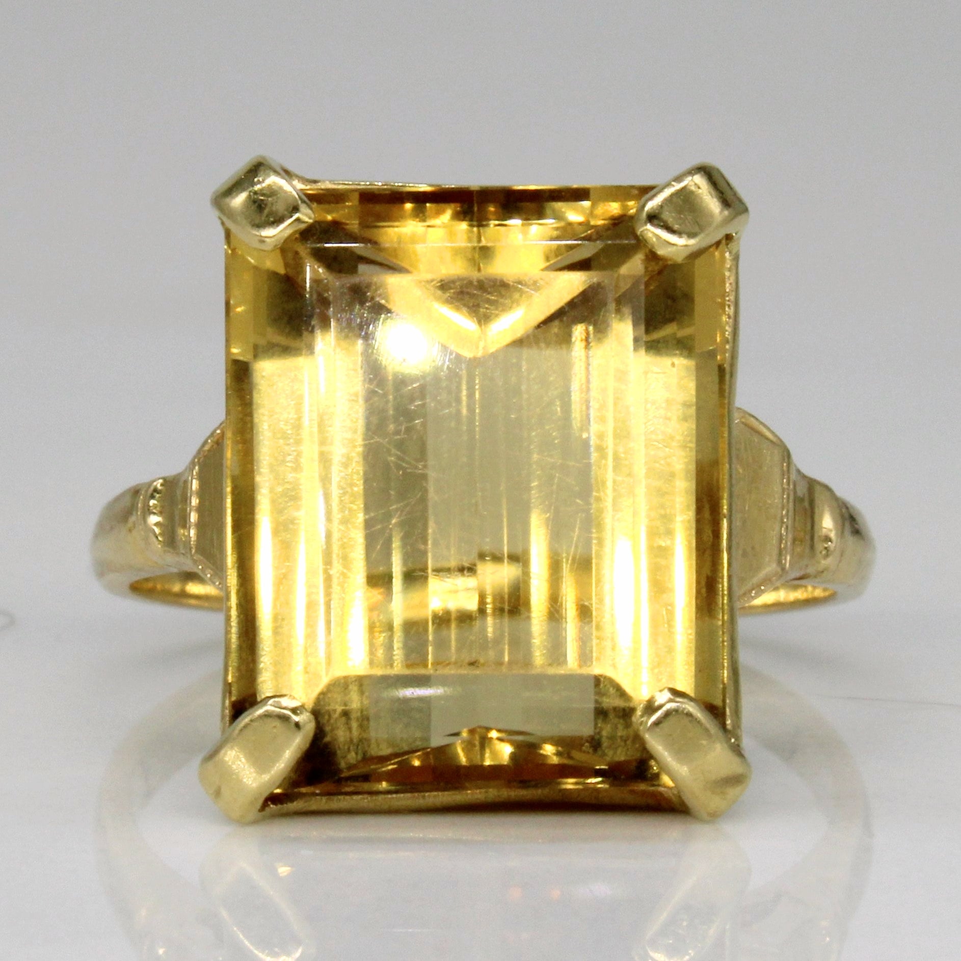 Citrine Cocktail Ring | 8.65ct | SZ 6.5 |