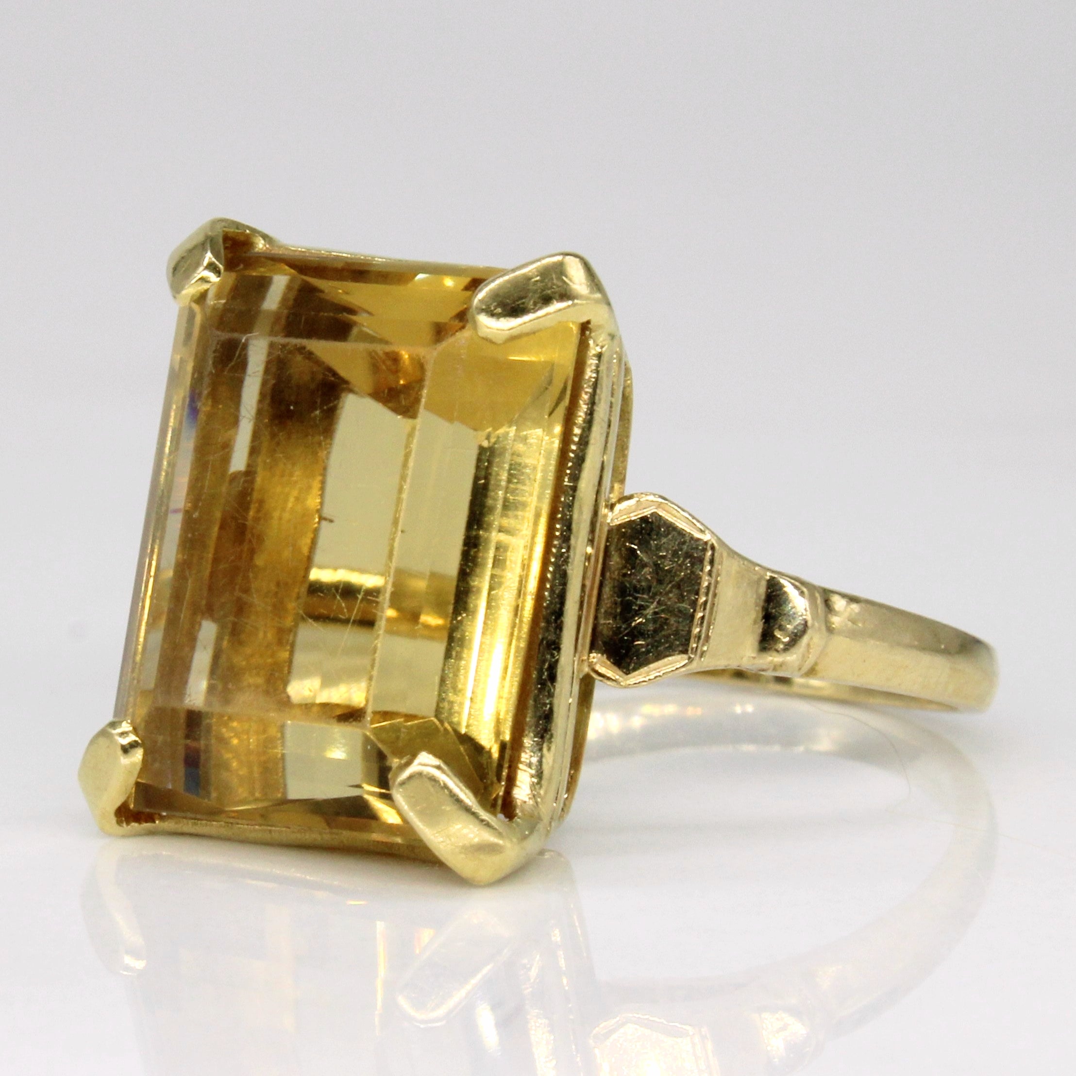 Citrine Cocktail Ring | 8.65ct | SZ 6.5 |