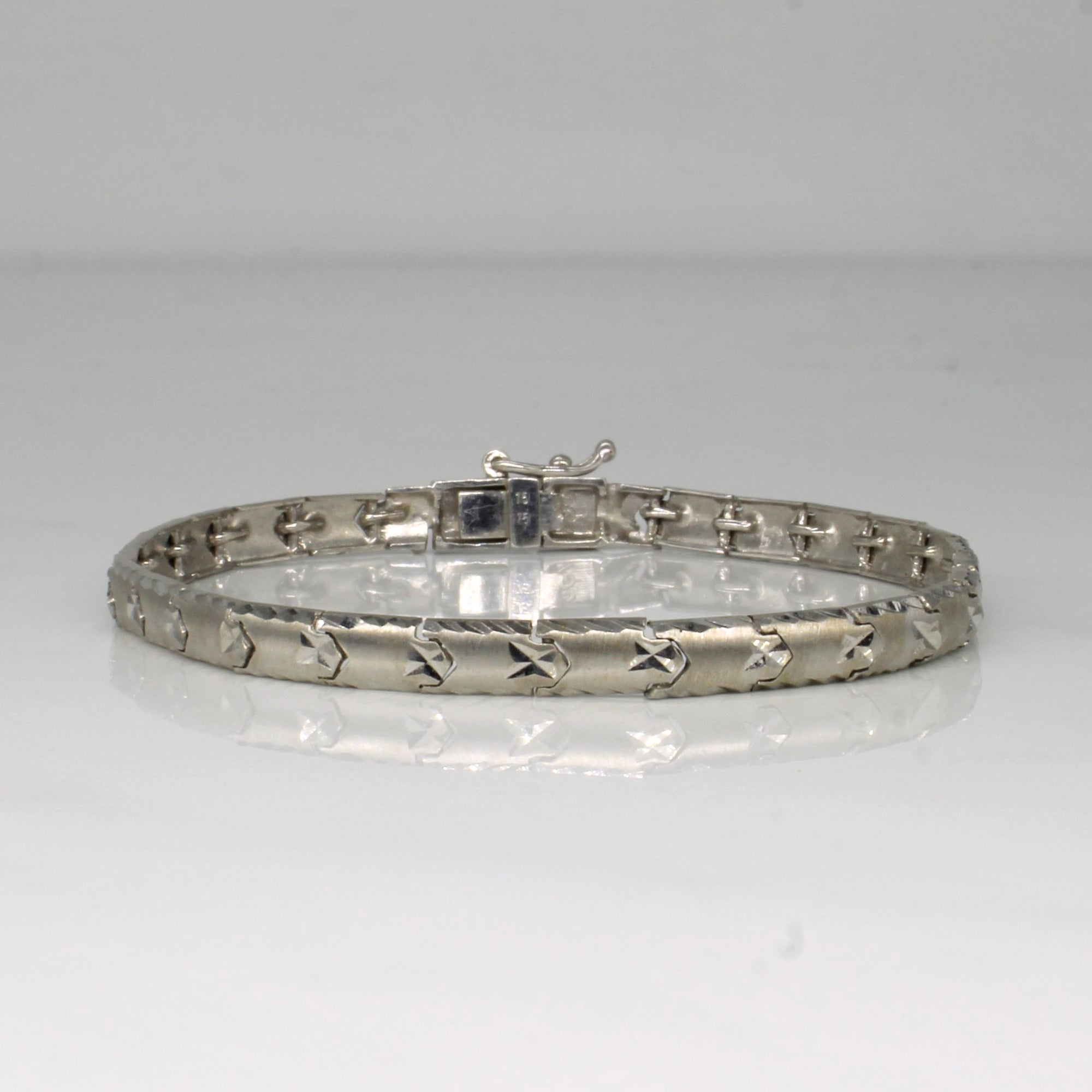 18k White Gold Bracelet | 7