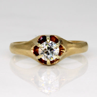 Vintage Canadian European Cut Diamond Ring | 0.30ct | SZ 6 |