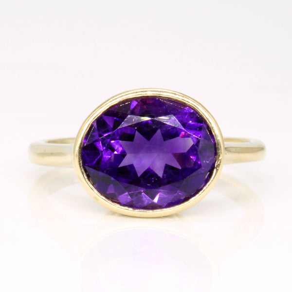 Amethyst Cocktail Ring | 3.30ct | SZ 8 |
