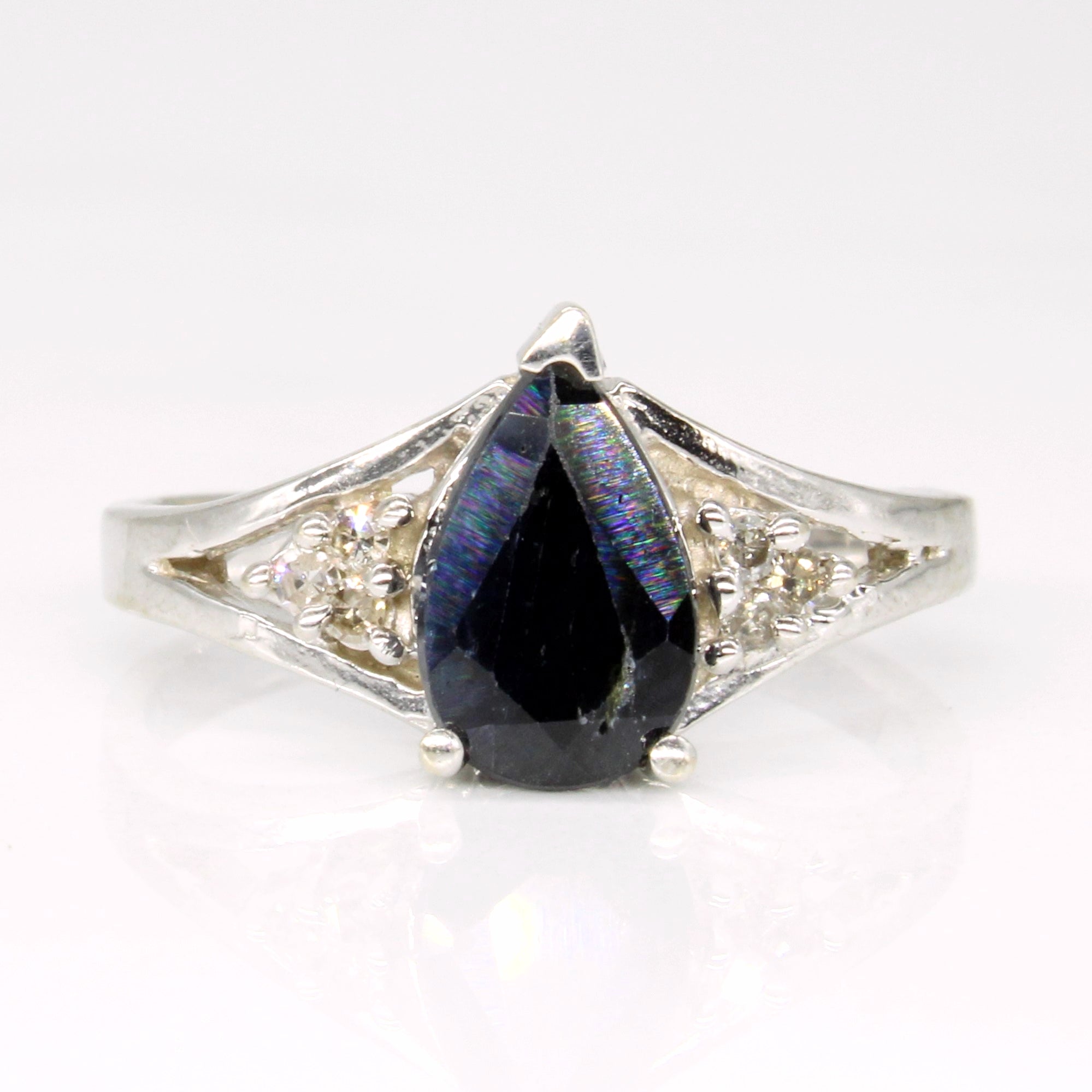 Sapphire & Diamond Cocktail Ring | 1.00ct, 0.06ctw | SZ 6.75 |